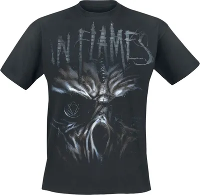 Produktbild von In Flames T-Shirt Herren Ghost schwarz Band-Merch, Bands 100% Baumwolle XXL