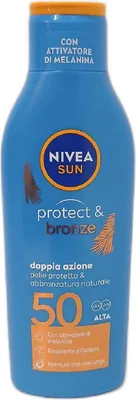 Produktbild von Nivea Sun Protects And Bans Sonnenmilch Sfp50 200 ml