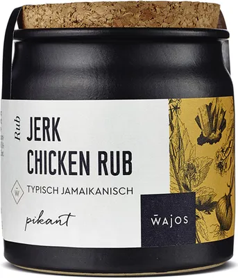 Produktbild von Wajos Jerk Chicken Rub - Würzmischung - typisch jamaikanisch - 0,055kg