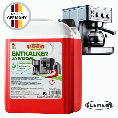 Produktbild von Entkalker | 5 Liter | Universal Entkalker für Kaffeevollautomat & Kaffeemaschine | Vollautomat Kaffeepadmaschinen Flüssigentkalker mit Farbindikator