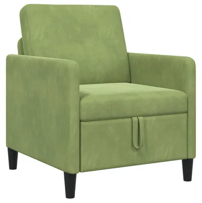 Produktbild von vidaXL Sofa mit Stauraum Hellgrün 72 x 78 x 87 cm Polyester