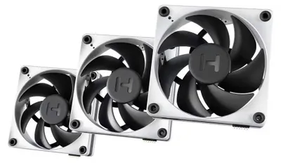 Zdjęcie produktu dla HYTE THICC FP12, Wentylator, 12 cm, 3000 RPM, Czarny, Biały