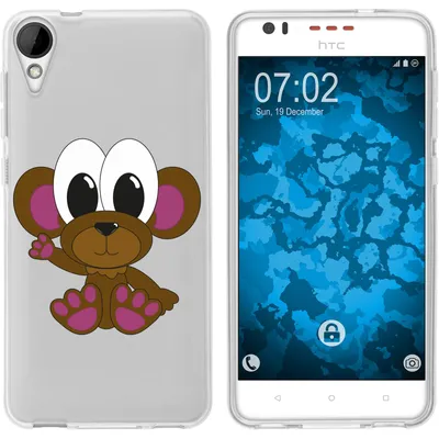 Produktbild von PhoneNatic Case kompatibel mit HTC Desire 825 Silikon-Hülle Cutiemals M3
