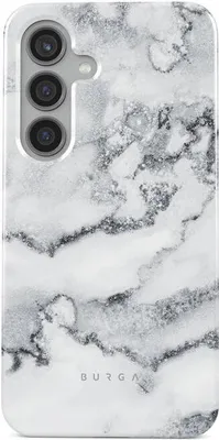 Produktbild von BURGA 57344, Cover, Samsung, Samsung Galaxy S24, 15,8 cm (6.2"), Grau, Marmorfarbe, Weiß