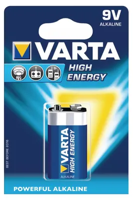 Produktbild von Batterie VARTA 1 Stück High Energie E-Block 9 Volt ORIGINAL