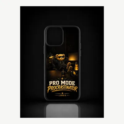 Produktbild von iPhone 12 Pro Max Hülle Handyhülle Schutzhülle Case mit Prokrastination Motiv – LUNØIR ©