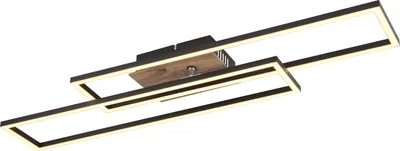 Image de Globo Lighting Plafonnier métal noir mat, LED