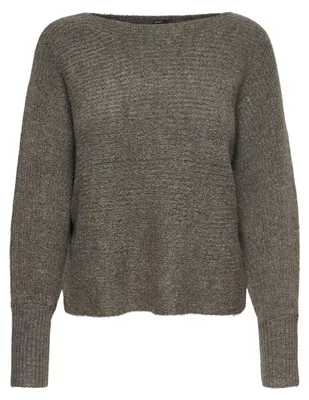 Produktbild von ONLY 15168705, Pullover, Erwachsener, Weiblich, Braun, XL, U-Boot Ausschnitt