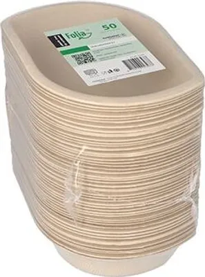 Produktbild von Snacktrays Zuckerrohr 3,1 cm x 9,7 cm x 13,2 cm natur
