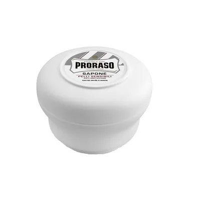 Produktbild von PRORASO Białe mydło do golenia dla skóry wrażliwej 150 ml