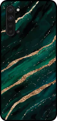 Produktbild von Smartphonica Telefon Fall geeignet für Oppo Find X2 Lite mit Marmor-Druck - TPU zurück Abdeckung Fall Marmor-Design - Grün Gold
