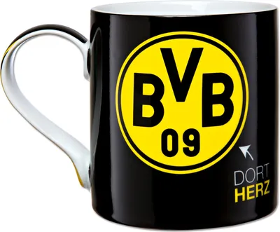Produktbild von Borussia Dortmund BVB Kafeebecher Tasse „DortMund”