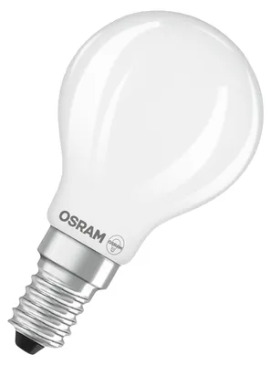 Obrázek produktu pro OSRAM LED Retrofit CLASSIC P ve tvaru P, LED žárovka, sklo, matná, 3,4 W, 470 lm, 2700 K, CRI 80