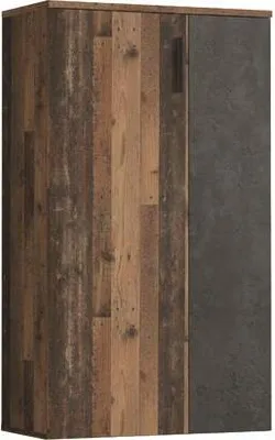 Image de Schuhschrank >Boots< in Old Wood Vintage/ Betonoptik - 68,9x120,4x34,1cm (BxHxT)