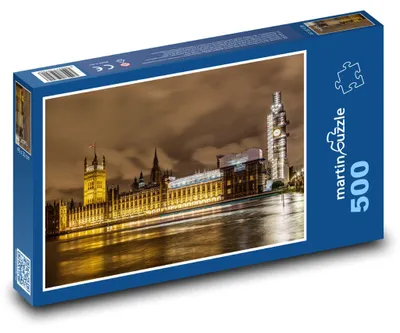 Zdjęcie produktu dla Puzzle 500 Londyn - Pałac Westminsterski - martinpuzzle