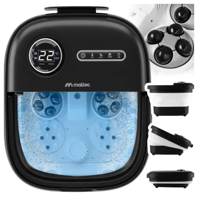 Produktbild von Fußsprudelbad faltbar Fußmassagegerät Roller Timer MalTec  Fußbad Massagefunktion  Pro-Hydro500WS