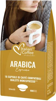 Obrázok produktu pre Taliane kávy ARABICA, kapsule pre Bialetti Mokespresso - 16 kapsúl