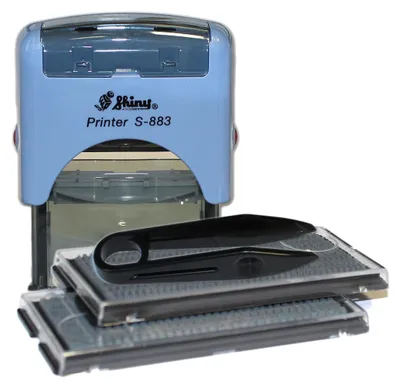 Imagen del producto de Sello personalizable, de 14 x 38 mm, máquina estampadora, para oficina
