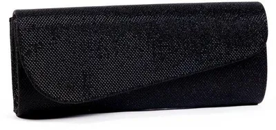 Obrázek produktu pro Lesklá černá večerní kabelka typu clutch pro ženy