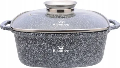 Produktbild von KlönBerg 8-tlg Antihaft-Topfset mit Deckel,Bratpfanne,Induktion KB3958 GRAU