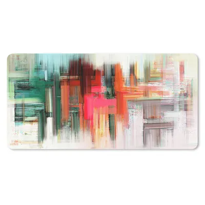 Produktbild von MuchoWow® Schreibtischunterlage Abstrakt - Ölgemälde 80x40 cm - XXL Mauspad - Gaming Mauspad