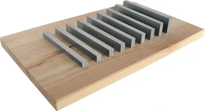 Produktbild von PAULIMOT Parallelunterlagen-Set 18-teilig Länge 120 mm, Breite 4 mm