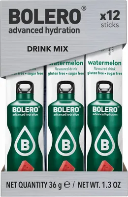 Produktbild von Bolero Sticks (12x3g) Watermelon - Intra- & Post-Workout - Intra-Workout