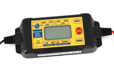 Produktbild von Vollautomatisches Autobatterie Ladegerät für 6V + 12V Batterien. Geeignet für Blei- und Gel-Batterien (WET, MF, AGM und GEL), auch für Boote und Motorräder
