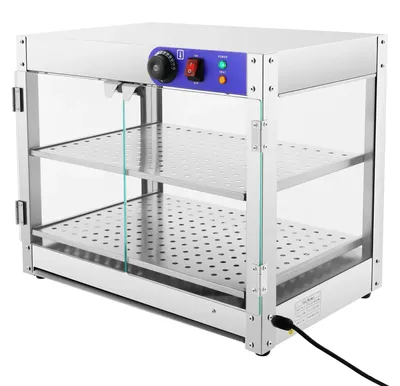 Produktbild von Wärmeschrank - Wärmeschrank für die Gastronomie - Lebensmittelwärmer - Snackwärmer - Edelstahl - 800 Watt