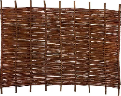 Produktbild von ASO Weidengeflechtzaun, geflochten auf Haselnußruten, 180 x 120 cm