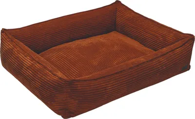 Produktbild von Designed by Lotte Ribbed Hundebett, Farbe:terrakotta, Größe:95x80 cm