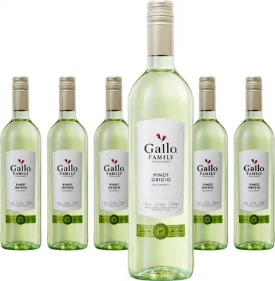 Produktbild von 6 x Gallo Family Vineyards Pinot Grigio