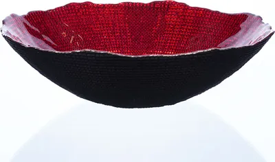 Produktbild von LUXOR bowl - rot - 30x30x9cm - Glas