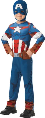 Produktbild von Toddler Kids Captain America Costume From Marvel - Size Kleinkind