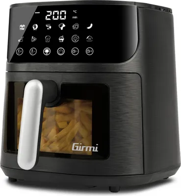 Immagine prodotto di Girmi FG7800 friggitrice Singolo 6 L Indipendente 1500 W Friggitrice ad aria calda Nero
