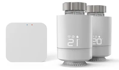Produktbild von Hama Heizungssteuerung WLAN, 2x smartes Heizkörperthermostat + Zentrale