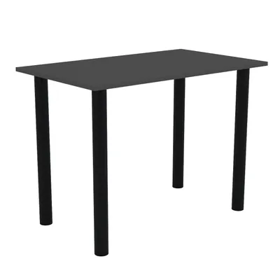 Obrázok produktu pre Stôl AKKE antracitový s čiernymi nohami DxŠxV: 80x35x74 cm