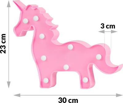 Produktbild von Nukido 740922 Einhorn-Nachtlampe