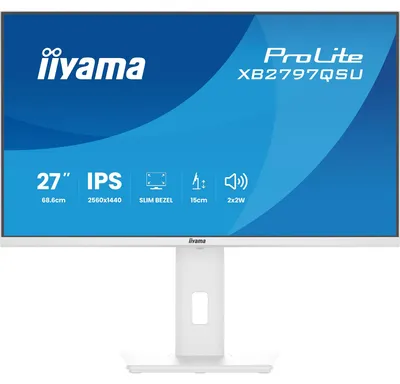 Image de Iiyama XB2797QSU-W1 IIYAMA 68.6cm (27") XB2797QSU-W1 16:9 2xHDMI+DP+2xUSB-C