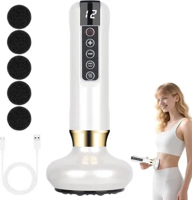Image de Massageur anti-cellulite pour le dos - Appareil anti-cellulite avec billes - Stimulant