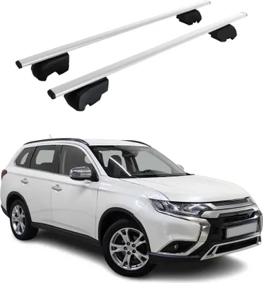 Image de Barres de toit Transversales pour Mitsubishi Outlander GF 2012-2021 ABE 2x