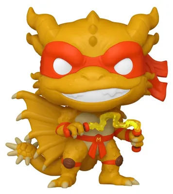 Obrázok produktu pre Godzilla x Turtles POP! Animovaná vinylová figúrka Michelangelo X Ghidorah 9 cm