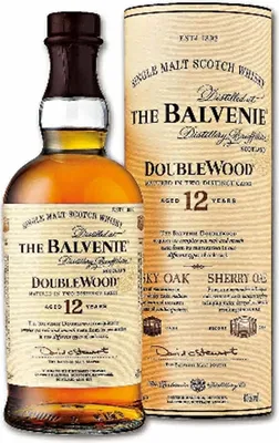 Image de The Balvenie 12 ans Old Double Wood Single Malt Scotch Whisky en coffret cadeau | 40 % vol | 0,7 l