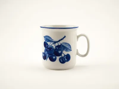Obrázok produktu pre Český porcelán, a.s., Dubí Mug Gaston, kobaltová čerešňa, 0,22 l, Český porcelán