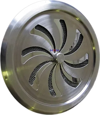 Produktbild von Edelstahl Abluftgitter LG-6512 L V2A Zuluft Schiebegitter DIN 125 Lüftungsgitter