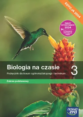 Immagine prodotto di WSiP Biologia na czasie 3. Podręcznik. Zakres podstawowy. Edycja 2024, Edukacyjny, Polski, Broszurowa okładka, 192 stron(y)
