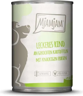 Image de Mjamjam délicieux bœuf aux pommes de terre cuites avec petits pois croquants 400 g
