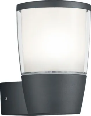 Produktbild von LED Wandlampe, anthrazit, IP54, H 17 cm
