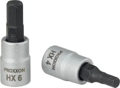 Immagine prodotto di Proxxon 23745 Innensechskant Einsatz 4mm HX4 Antrieb 6,3mm (1/4')