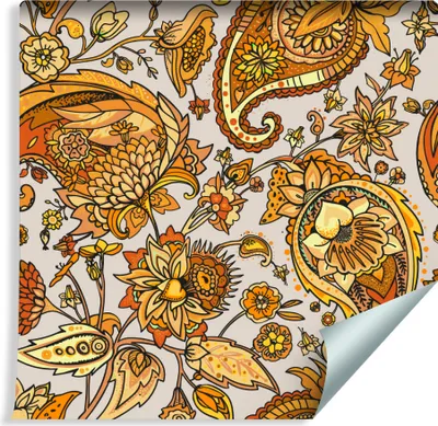 Immagine prodotto di 10m VLIES WALLPAPER rotolo natura fiori foglie motivo ornamenti folklore XXL
